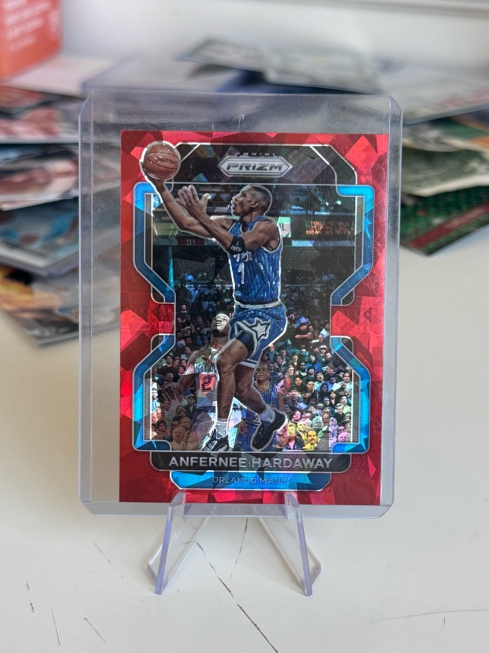 🔥 2021 Anfernee Hardaway Panini Prizm Res Cracked Ice Prizm.
